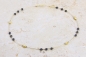 Preview: Collier Dela, Silber vergoldet mit Hämatinkugeln, von Bernd Wolf